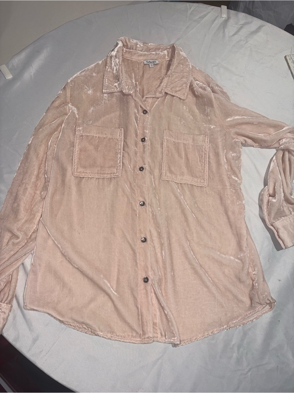 Splendid velour top